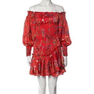 ALEXIS Mini Ruffle Dress size XS - MINT Condition - tag fell off in dry cleaning